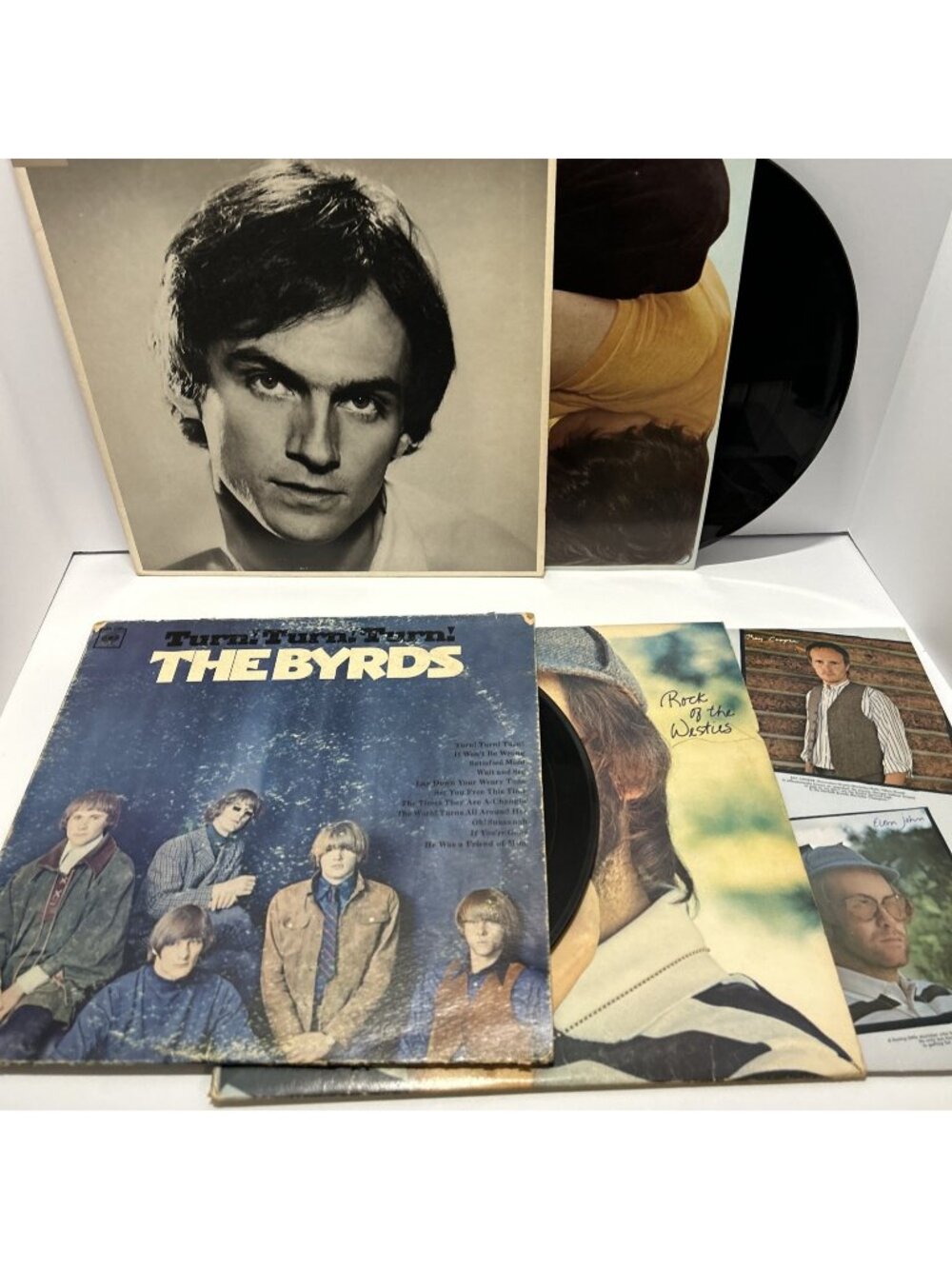 The Byrds - Turn! Turn! Turn! 1965 Vinyl LP Lot Elton John, James Taylor Vinyl